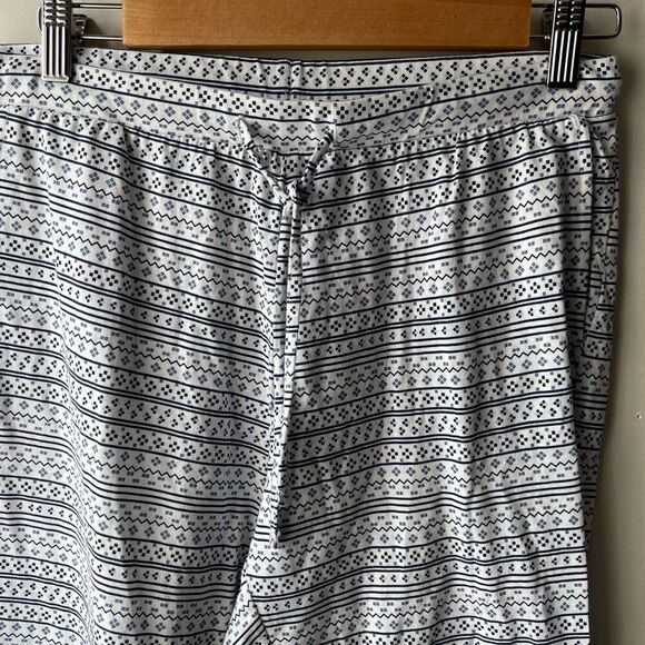 𝅺la vie en rose blue and white cropped sleep pants size small NWT - Picture 3 of 9